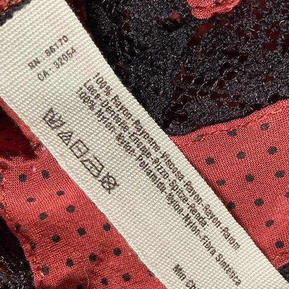 Free People Intimately Tunic top trapeze Dress voile & lace polka dot swing tank - Picture 8 of 9